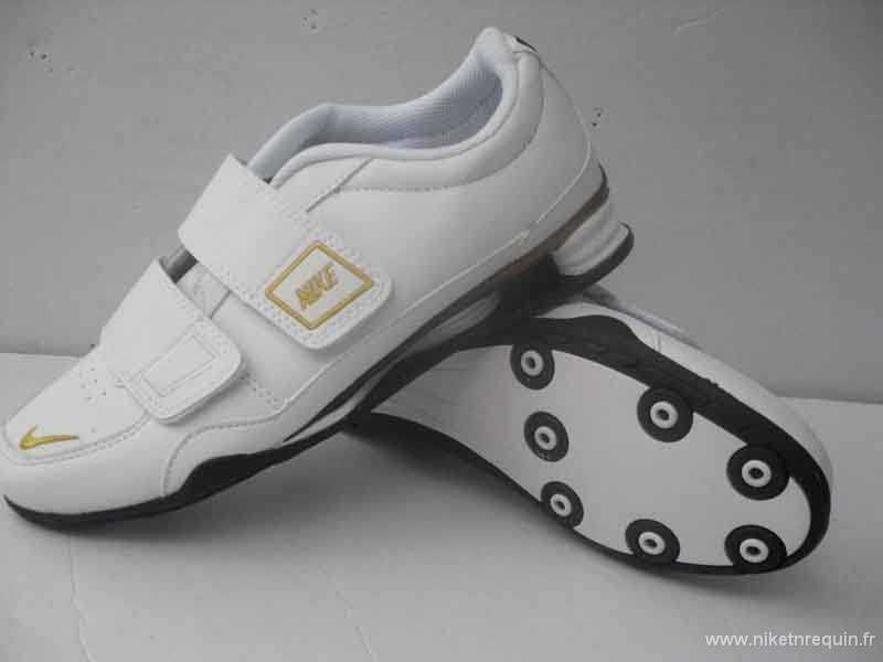 Nike Shox R3 or blanc (1)